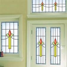 stained glass window art deco