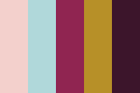 deep wine color palette