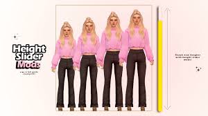sims 4 height slider mods how to