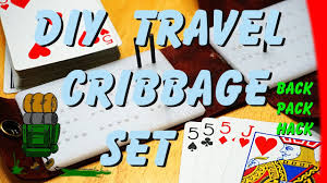 diy travel cribbage set you
