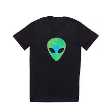 psychedelic alien face graphic gift