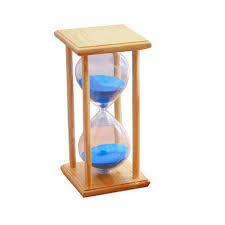 Wooden Sand Sandglass Hourglass Timer