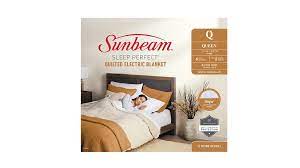 sunbeam sleep perfect quilted electric