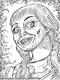 Annabelle doll coloring pages / annabelle doll aliexpress choose annabelle doll on aliexpress. Artstation Annabelle Sketch Robet Xu