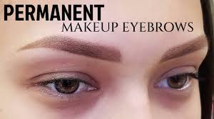 powder brows permanent makeup tutorial