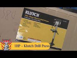 klutch drill press unboxing 1 horse