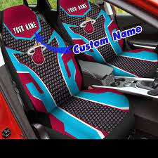 Miami Heat Custom Car Seat Covers Set