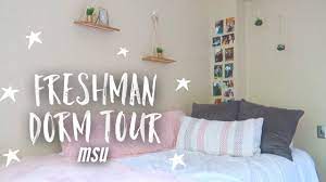 college dorm room tour michigan state