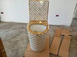 Lv Gold Toilet Bowl Electroplating