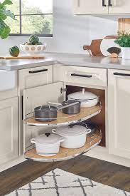 curved corner pull out organization