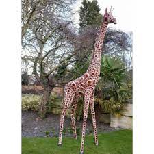 Large Giraffe Garden Statue Modernfl