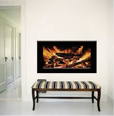 fireplace wallpaper decal fireplace