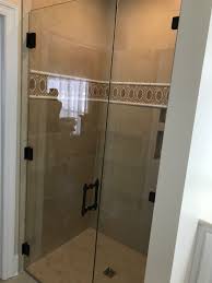 frameless shower door install clarity