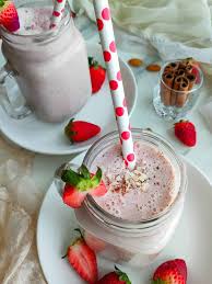 banana strawberry milkshake without ice