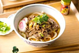 beef udon niku udon 肉うどん just
