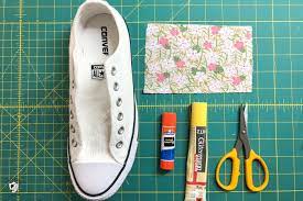 how to customize converse with fabric