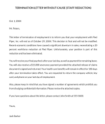 40 free employee termination letter
