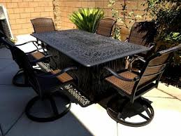 Find the perfect seating set with fire table to complement your backyard patio or deck. Propane Fire Pit Table Set 7 Piece Cast Aluminum Patio Furniture Dark Bronze For Sale Online Ebay