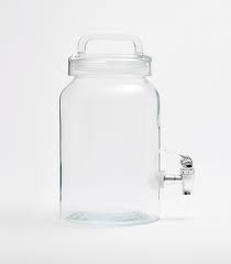 4l Glass Dispenser With Tap Target