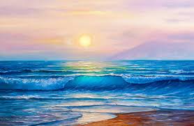 beach sunset painting images browse