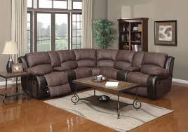 reclining fabric power sectional