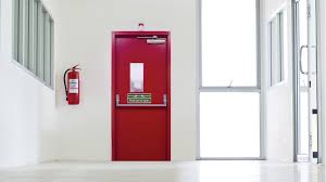 gi fire rated commercial door color coated