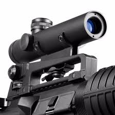 Barska 4x20mm Electro Sight Carry Handle Mil Dot Rifle Scope W Bdc Turret By Barska Ac11608 Model Number Ac11608