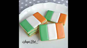 Cool completely on wire rack. St Patrick S Day Irish Flag Decorated Sugar Cookie Youtube
