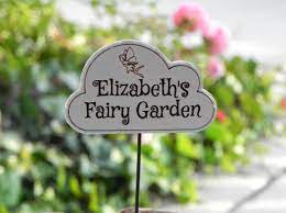 Personalized Fairy Garden Miniature