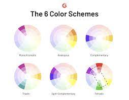 the 6 color schemes to keep everything