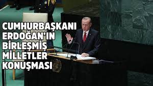 Cumhurbaşkanı Recep Tayyip Erdoğan'ın Birleşmiş Milletler Genel Kurulu  konuşması 24 Eylül 2019 - YouTube