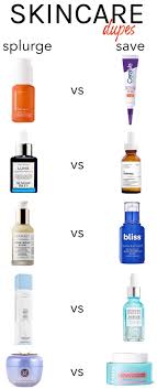 10 er skincare dupes for expensive