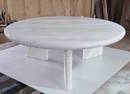 White Round Coffee Table Loft Coffee