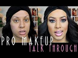 pro application makeup tutorial talk