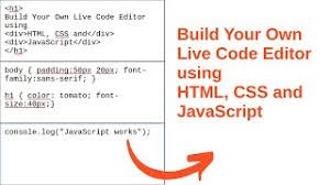 code editor using html css