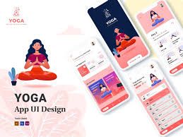 yoga app ui design uplabs
