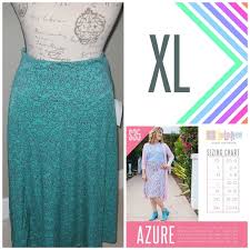 Lularoe Azure Skirt Xl Brand New With Tags Boutique