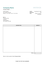 Basic Invoice Template Mobile Discoveries