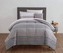 Real Living Gray Alister Stripe Queen 8
