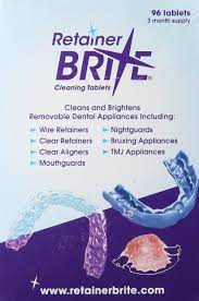 Cleaning your invisalign vivera™ retainers requires the same techniques as cleaning the aligners. Retainer Brite 96 Tablets 3 Months Supply Walmart Com Walmart Com