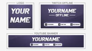 Use our free twitch banner maker to impress your followers and gain new fans. Purple Pixel Twitch And Youtube Templates