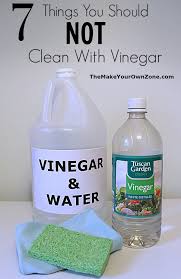 7 things not to clean with vinegar
