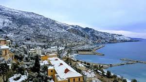 the cote d azur turns white with snow