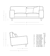 edes two seater sofa swoon