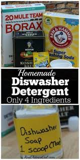 homemade dishwasher detergent real