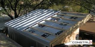 install metal roofing over plywood