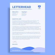 non profit organization letterhead template