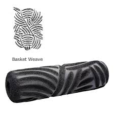 basket weave textured foam roller cover