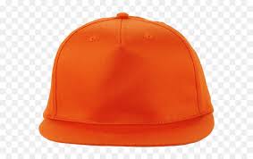 orange plain cap png transpa png vhv