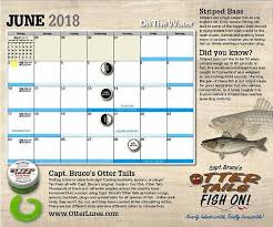 Bass Fishing Software Calendar Template 2019
